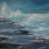 Fiona ni Chuinn seascape painting for Kilbaha Gallery Ireland WAW Irish art