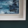 Ever Changing Blues I by Fiona ni Chuinn for Kilbaha Gallery seascape Irish art painting