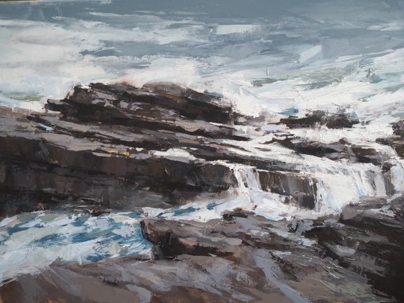 Ivan Daly Seascape Oil Painting for Kilbaha Gallery Irish art Gallery Ireland WAW