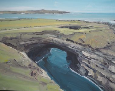 Bridges of Ross by Kaye Maahs oil painting waw loophead Kilbaha Gallery Irish Art seascape