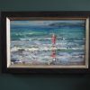 First Dip seascape painting by Bairbre Duggan for Kilbaha Gallery