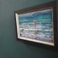 First Dip seascape painting by Bairbre Duggan for Kilbaha Gallery