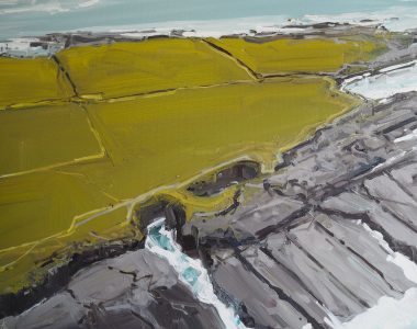 Ariel of Ross by Kaye Maahs oil painting waw loophead Kilbaha Gallery Irish Art seascape