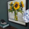 Sunflowers oil painting by Bairbre Duggan Flowers Oils Irish Art Gallery Ireland Interiors