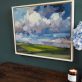 Big Clouds oil painting by Bairbre Duggan landscape clouds West of Ireland landscape painting Irish art