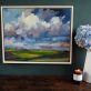 Big Clouds oil painting by Bairbre Duggan landscape clouds West of Ireland landscape painting Irish art