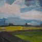 Big Clouds oil painting by Bairbre Duggan landscape clouds West of Ireland landscape painting Irish art