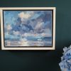 Light Break oil painting by Bairbre Duggan landscape clouds West of Ireland landscape painting Irish art