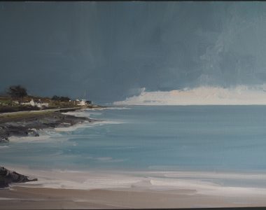 Heart off Guard Kaye Maahs seascape oil painting for Kilbaha Gallery WAW Irish art