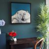 Heidi Wickham Polar Bear Painting Irish Art Kilbaha Gallery