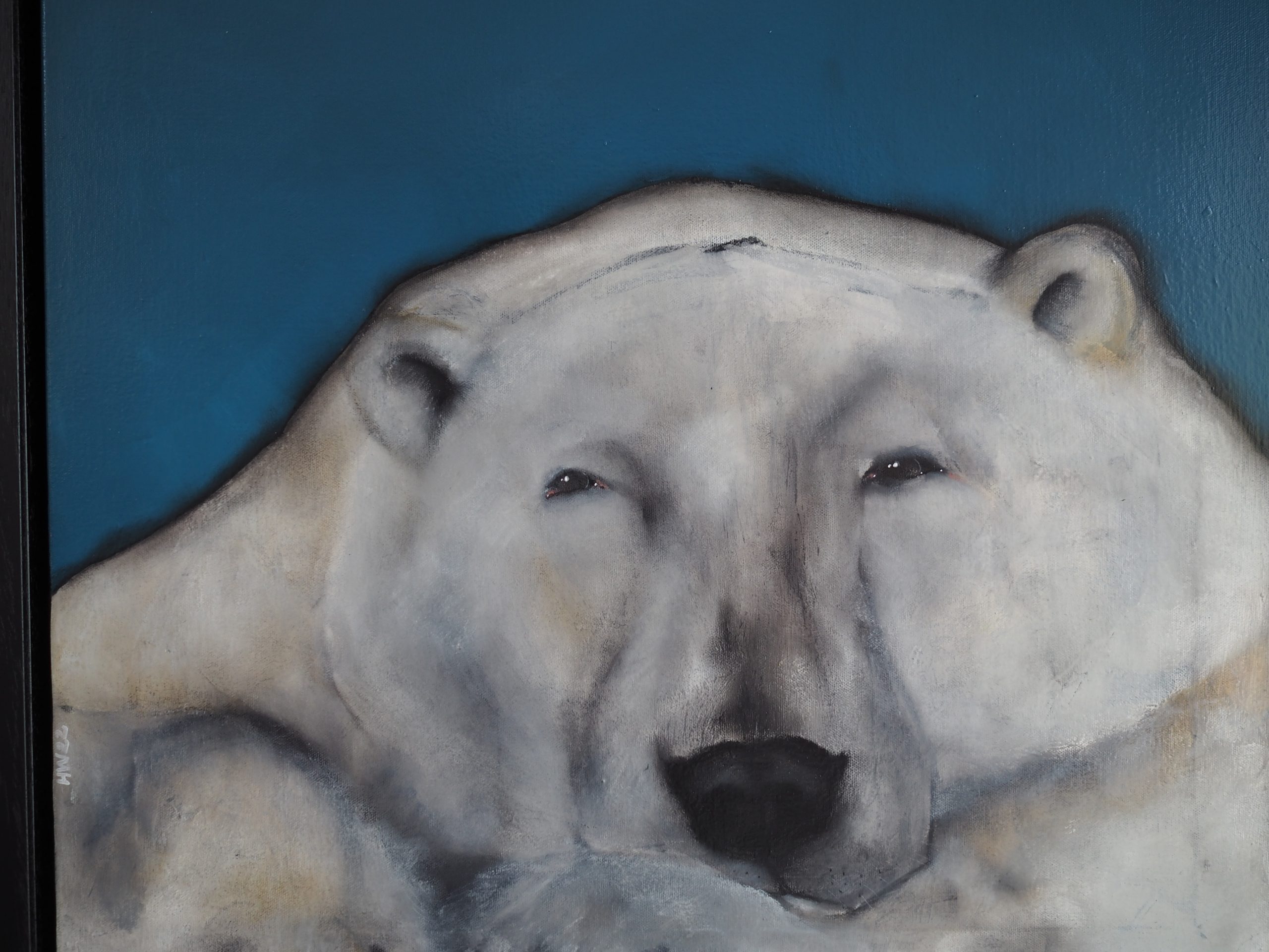 Heidi Wickham Polar Bear Painting Irish Art Kilbaha Gallery