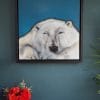Heidi Wickham Polar Bear Painting Irish Art Kilbaha Gallery