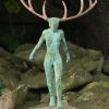 Adam Pomeroy Bronze figure Horned Goddess Bronze Sculpture Irish Art