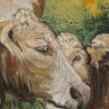 Eadaoin Harding Kemp Burren Cows Oil on Board Irish art