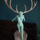 Adam Pomeroy Bronze figure Horned Goddess Bronze Sculpture Irish Art