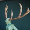 Adam Pomeroy Bronze figure Horned Goddess Bronze Sculpture Irish Art