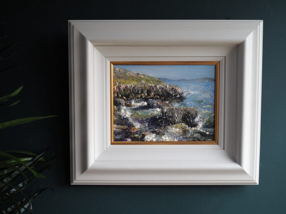 Mark Eldred Rocky Shore Sheep's Head Wild Atlantic Way Irish Art Seascape Painting