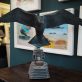 Krys Pomeroy Bronze Kestrel Kilbaha Gallery Irish Art Sculpture Gallery in Clare