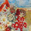 Eadaoin Harding Kemp Atlantic Garden Flowers Painting oils Irish Art West of Ireland