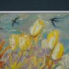 Eadaoin Hardign Kemp Even the Swallows are Dancing Oil Painting on Board Flowers Irish Art West of Ireland Gallery