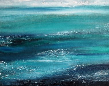 Farraige by Eadaoin Harding Kemp Oils on canvas framed original Irish art