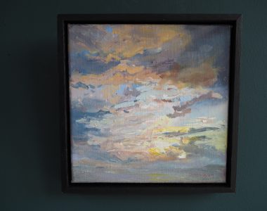 Fiona Power Dunmanus Bay Sunset II contemporary artist for Kilbaha Gallery Irish Art