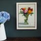 Bairbre Duggan Roses 2022 Irish Art oil on canvas painting gallery in Clare Kilbaha Gallery