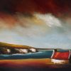 Living on the Atlantic Padraig McCaul cottage oil painting West of Ireland Wild Atlantic Way Irish Art