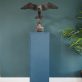 Kestrel in Bronze by Krys Pomeroy for Kilbaha Gallery Irish Art Sculpture Bird Bronze Kilbaha Gallery