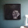 James the lab Heidi Wickham animal dog painting acrylic Irish art Ireland Gallerys Interiors
