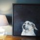 Simon Heidi Wickham animal dog painting acrylic Irish art Ireland Gallerys Interiors