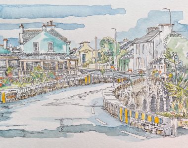 The Bridge, Doonbeg Village, Co. Clare. Ruth Wood €395