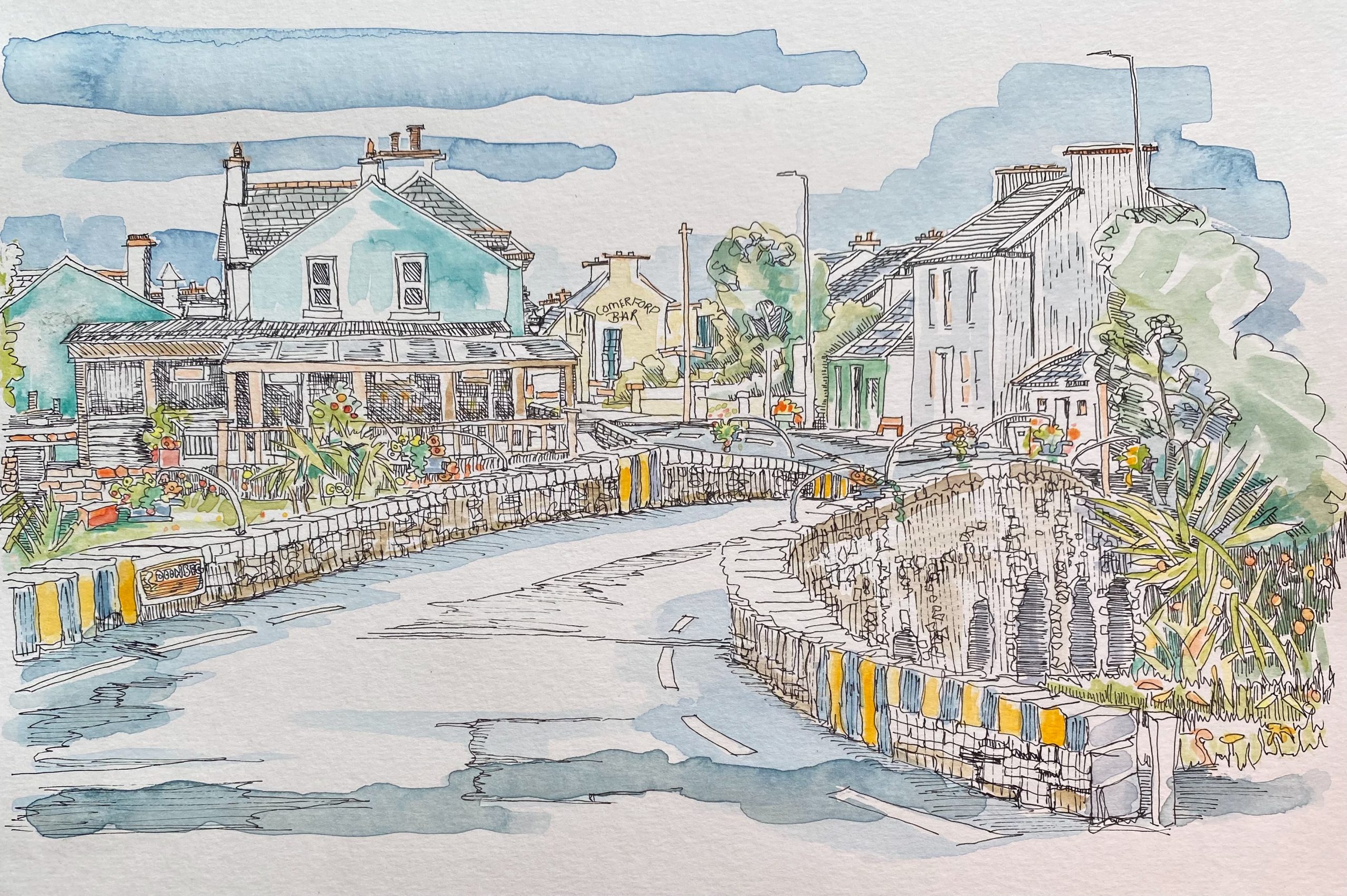 The Bridge, Doonbeg Village, Co. Clare. Ruth Wood €395