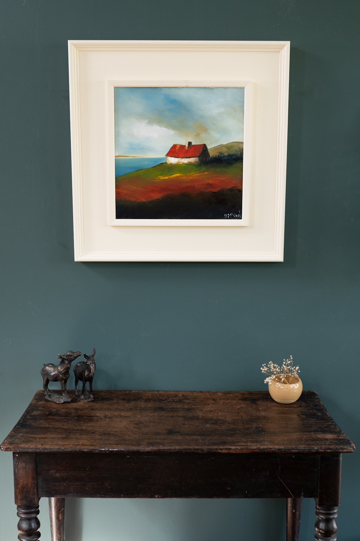 Padraig McCaul Irish cottage oil painting