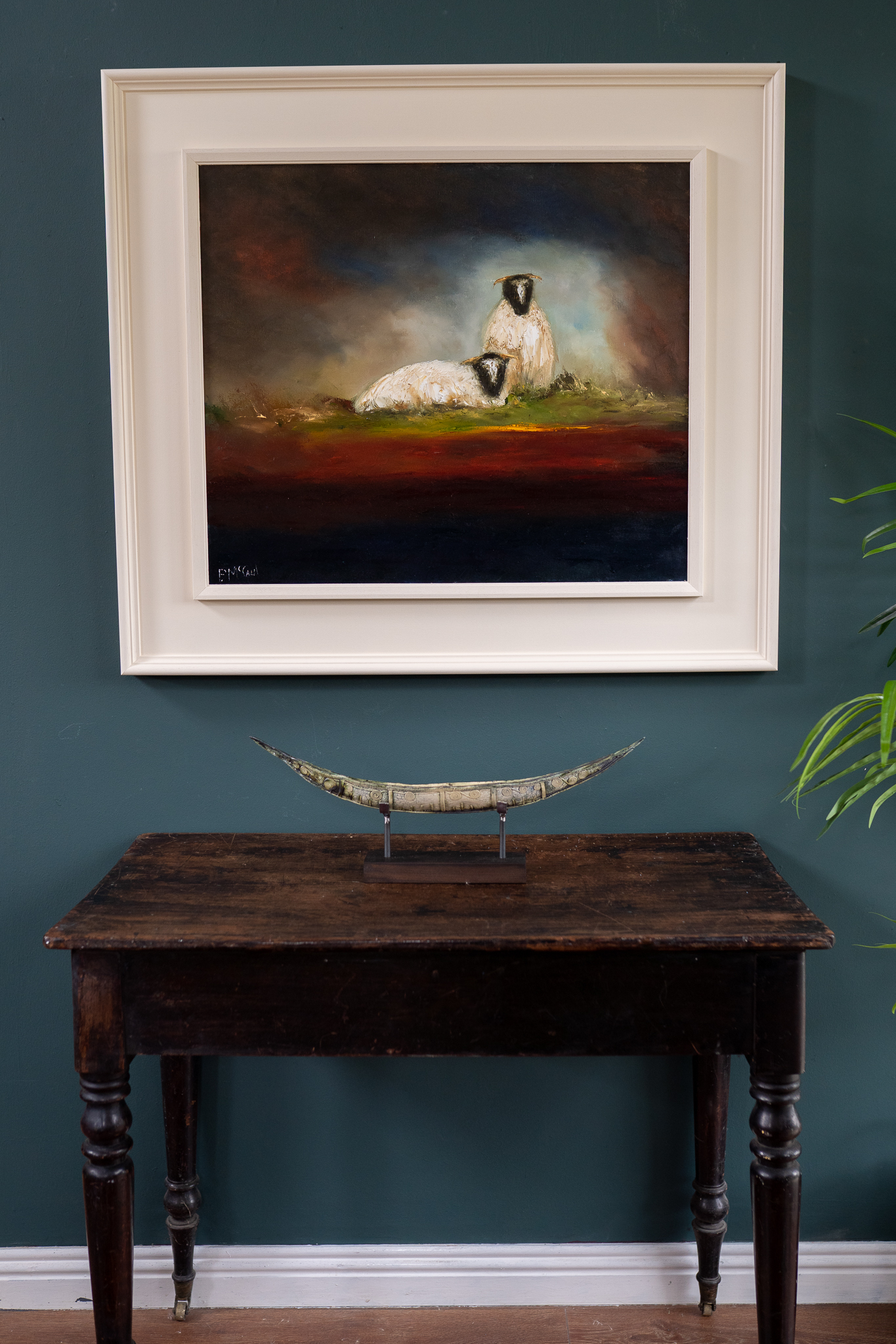 Padraig McCaul landscape sheep oil painting