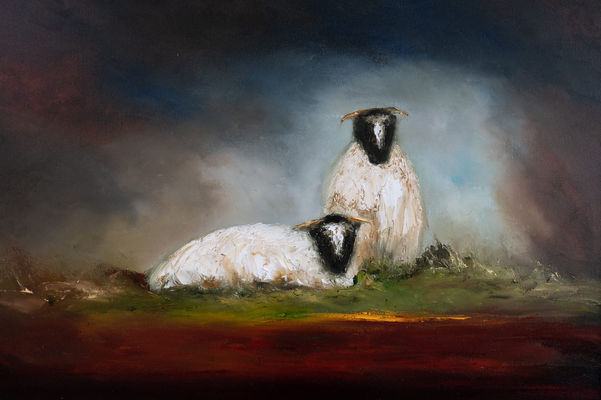 Padraig McCaul for Kilbaha Gallery Irish contemporary art tourism Ireland Irish gift oil painting