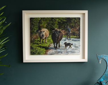 Aideen Monaghan Irish farm art cows