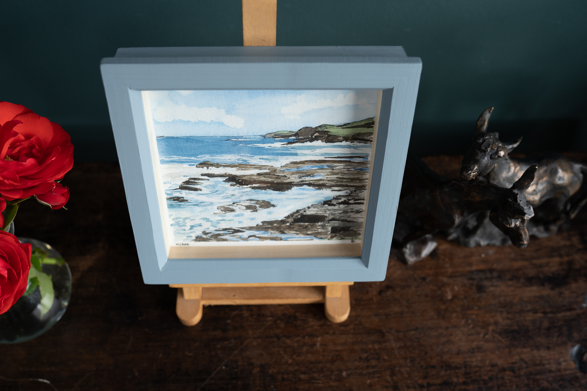 Ireland seascape kilkee cliffs Irish Artist D