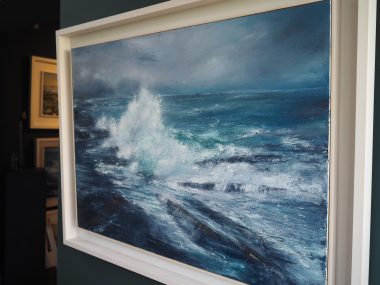 Sea of Change - Fiona Ní Chuinn Seas of Change Fiona Ni CHuinn seascape for Kilbaha Gallery Irish art painting