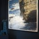 Ivan Daly Loop Head seascape cliffs painting oil on canvas Irish art Wild Atlantic Way striking art