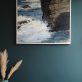 Ivan Daly Loop Head seascape cliffs painting oil on canvas Irish art Wild Atlantic Way striking art