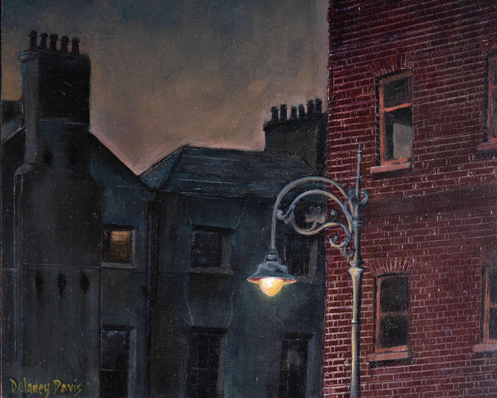 Delaney Davis Holles Street oil painting