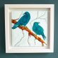 Mary Roberts Birds tile alcohol ink