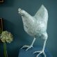 Krys Pomeroy Bronze Hen farmyard outside art Irish art original work Sculpture Hen interiors