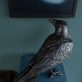 Adam Pomeroy sculpture bronze raven crow