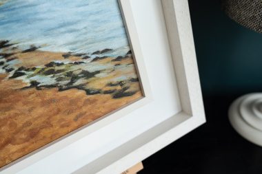 Mary Roberts Irish art oil on canvas framed original work Lahinch Kilbaha Gallery WAW Ireland