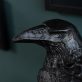 Adam Pomeroy sculpture bronze raven crow