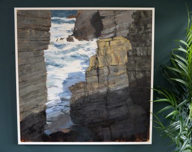 Ivan Daly seascape oil painting by Ivan Daly for Kilbaha Gallery Irish art online original work Kilbaha Gallery Wild Atlantic Way