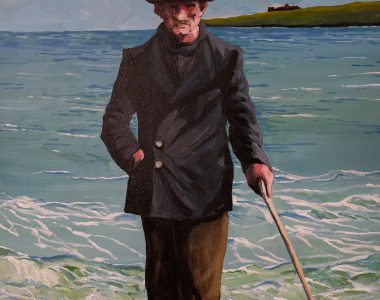 Una Heaton portait seascape oil paintinfor Kilbaha Gallery Irish art online original work Kilbaha Gallery Wild Atlantic Way