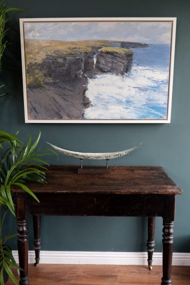 Ivan Daly seascape oil painting by Ivan Daly for Kilbaha Gallery Irish art online original work Kilbaha Gallery Wild Atlantic Way